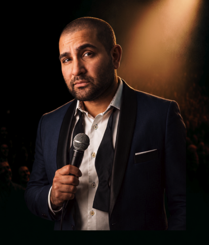 Still from Zahan Sigara's stand-up reel